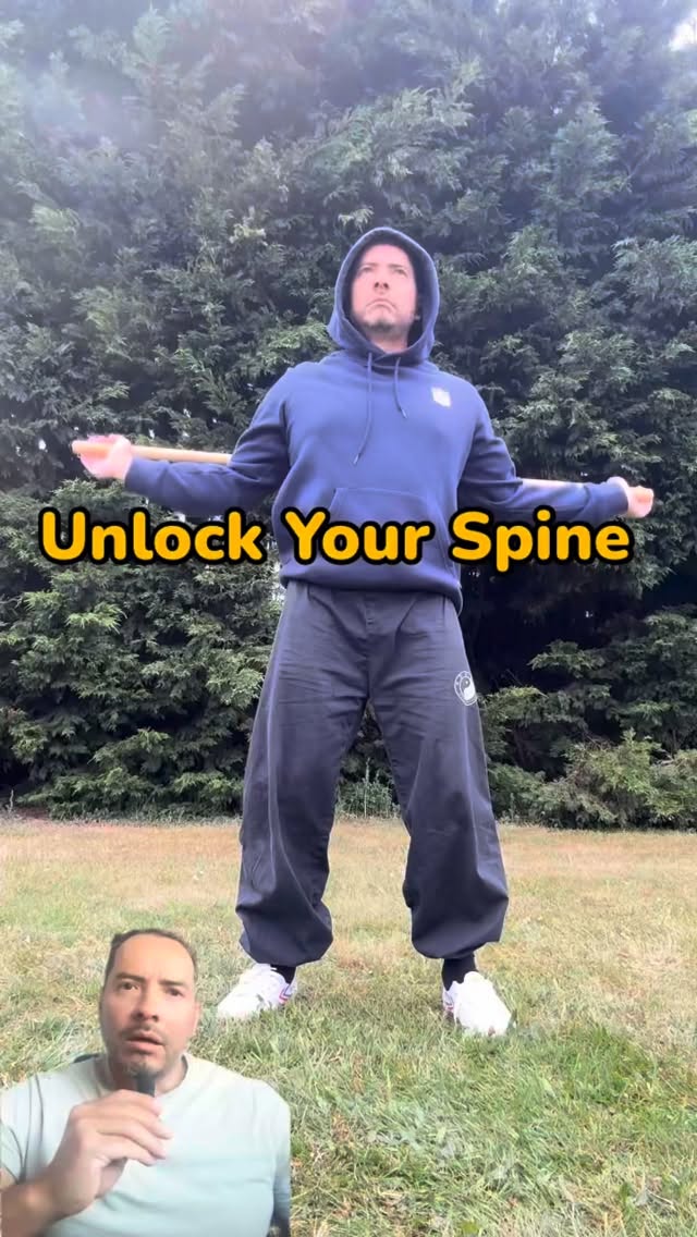 Most people move very little through rotation during the day.
We sit forward.
Work forward.
Live forward.
And over time, the body becomes stiff, compressed, and disconnected.
This simple twisting drill helps restore movement through the spine, shoulders, and upper body while maintaining posture and awareness.
The goal is not to force mobility.
The goal is to stay stable, aligned, and connected while the body moves.
Because good posture is not rigidity.
Good posture is the ability to move freely without losing control.
The stick helps create awareness, improve shoulder mobility, and open the body in a more natural way.
Simple movement like this can help reduce stiffness, improve coordination, and bring the body out of that locked position many people experience from stress and sitting too much.
If you want to improve posture, reduce tension, and move better, message me for Grounded Coaching.
#Posture #Mobility #SpineMobility #deskposture #StressRelief