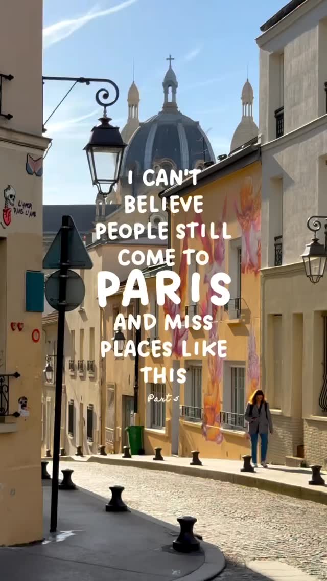 Follow@a_ontheroad for more tips
Imagine Montmartre, one of the prettiest neighbourhoods in Paris, but without the crowds and that’s what you get with this little hidden gem!
This must be one of the most beautiful parts of Paris and yet it’s always missed by tourists. Cute little cafes, colourful streets and hundreds of art pieces everywhere: You MUST add this hidden gem to your bucket list!
📍: Butte-aux-cailles, 13th arrondissement, Paris