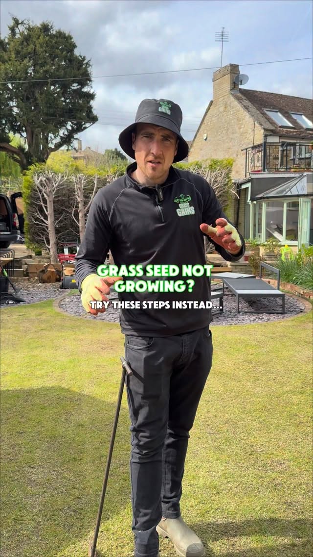 You’ve put your grass seed down, you’ve been checking every day... and still nothing?
1️⃣ Cheap seed - Saving money upfront can sometimes mean lower quality seed. Good seed really does make a difference.
2️⃣ No pre-seed fertiliser - This step gets overlooked all the time, but a good pre-seed feed can make a huge difference in helping new seedlings establish.
3️⃣ Seed not worked into the soil - If seed is just sitting on the surface, germination can struggle. Lightly rake it in, Use a garden fork, or add a thin layer of topsoil to help protect it.
4️⃣ Not enough water - Moisture is everything when it comes to seed. Keep the area damp, and if there’s no rain
5️⃣ Not enough patience - Grass seed doesn’t appear overnight. Depending on conditions, it can take up to 14 days (sometimes longer) before you start seeing germination. Stick with it!
Lawn care | gardening | garden | green grass