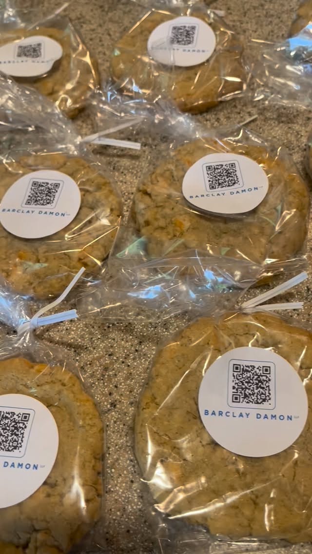 Good Morning NYC! These beautiful butterscotch oatmeal cookies are waiting for you at the Marriott Marquis Hotel in Times Square, just a few dozen of the 42 dozen assorted cookies ready the Supportive Housing event 2026 being held there by Barclay Damon! I’m so excited and so are the cookies!! 😊 #supportivehousing #barclaydamon #marriottmarquis