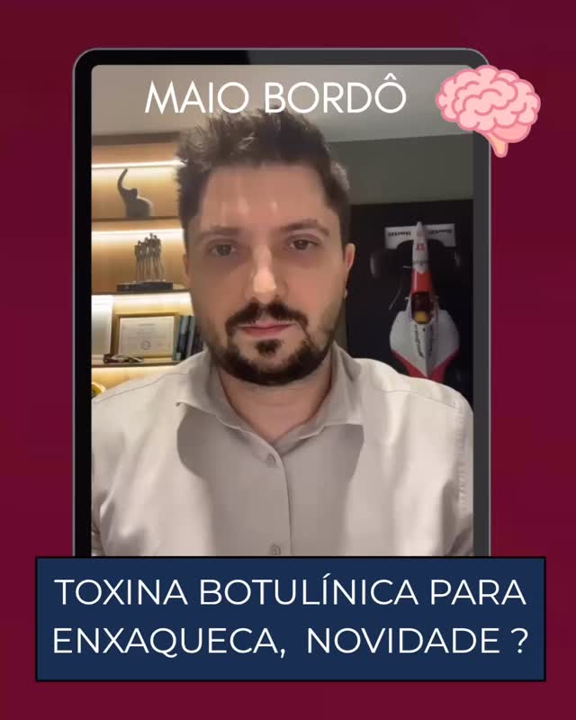🧠Toxina botulínica para enxaqueca novidade ?
Neste vídeo do Dr Marcelo Zalli - neurologista CRM17333, desenvolvido para a @enxaquecaoff
Ele explica que o tratamento existe desde 2010. A pessoa que sofre com enxaqueca frequente necessita de tratamento para a condição e a toxina é sem dúvida um armamento eficaz.
Conhece alguém que sofre com enxaqueca crônica ? Alguém que não aguenta mais usar múltiplas medicações para dor ? Encaminhe este vídeo ou marque esta pessoa nos comentários, pode ser uma opção real e eficaz para esta pessoa. #enxaqueca #enxaquecaoff #toxinabotulinicaenxaqueca #drmarcelozallineurologista