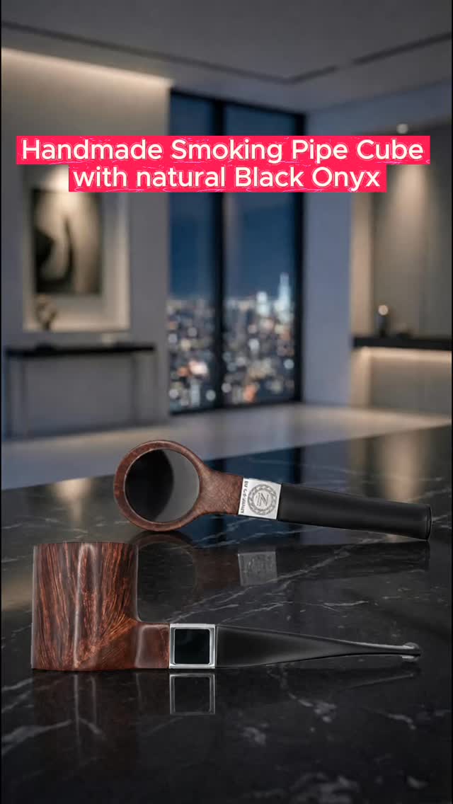 Handmade Smoking Pipe Cube with natural Black Onyx
🇮🇹 Handmade in Italy from selected briar wood, featuring the G.P.Grant Cube Ring with natural Black Onyx.
A collectible pipe with architectural geometry, sharp panel lines and a gemstone jewellery detail.
Buy here: https://www.gpgrant.com/product-page/handmade-pipe-z-cube-r-special-3
#GPGrantPipes #GPGrantUniquePipes #GPGrantHandmadepipes #GPGrantJewelryPipes #limitededitionpipes #HandmadePipe #HandmadePipes #collectiblepipes #handcraftedpipes #pipes #smokingpipe #pipesmoking #pipesmoker #pipetobacco #pipelounge #pipeclub #pipelover #pipefanatic #briarpipe #stonepipe #PipeLife #luxurypipes #pipemasters #SmokingPipe #BriarPipe #RedJasper #CollectiblePipe #PipeCollector #SmokingAccessories