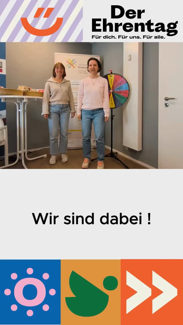 Wir springen vor Freude und ihr könnt mitmachen!
Am 23. Mai wird das Grundgesetz 77 Jahre alt und genau das feiern Menschen in ganz Deutschland beim Ehrentag. Der bundesweite Mitmachtag macht sichtbar, wie wichtig Zusammenhalt, Demokratie und Engagement für unsere Gesellschaft sind.
Wir sind mit unserer Glücksrad-Aktion dabei und laden euch herzlich auf den Wochenmarkt in Holzkirchen ein.
Dreht am Glücksrad, gewinnt fair gehandelte Produkte aus dem Holzkirchner Eine-Welt-Laden und verratet uns mit einem Wort, was Ehrenamt oder Demokratie für euch bedeuten.
Aus euren Antworten entsteht im Laufe des Vormittags ein buntes Wortband voller Gedanken, Werte und Ideen für ein gutes Miteinander. ✨
📍 Marktplatz Holzkirchen
📅 20. Mai 2026
🕙 10:00 bis 12:00 Uhr
Wir freuen uns auf euch. Für dich. Für uns. Für alle. 💛
@der.ehrentag
@markt_holzkirchen
#Ehrentag #NEAvernetzt #Ehrenamt #Demokratie