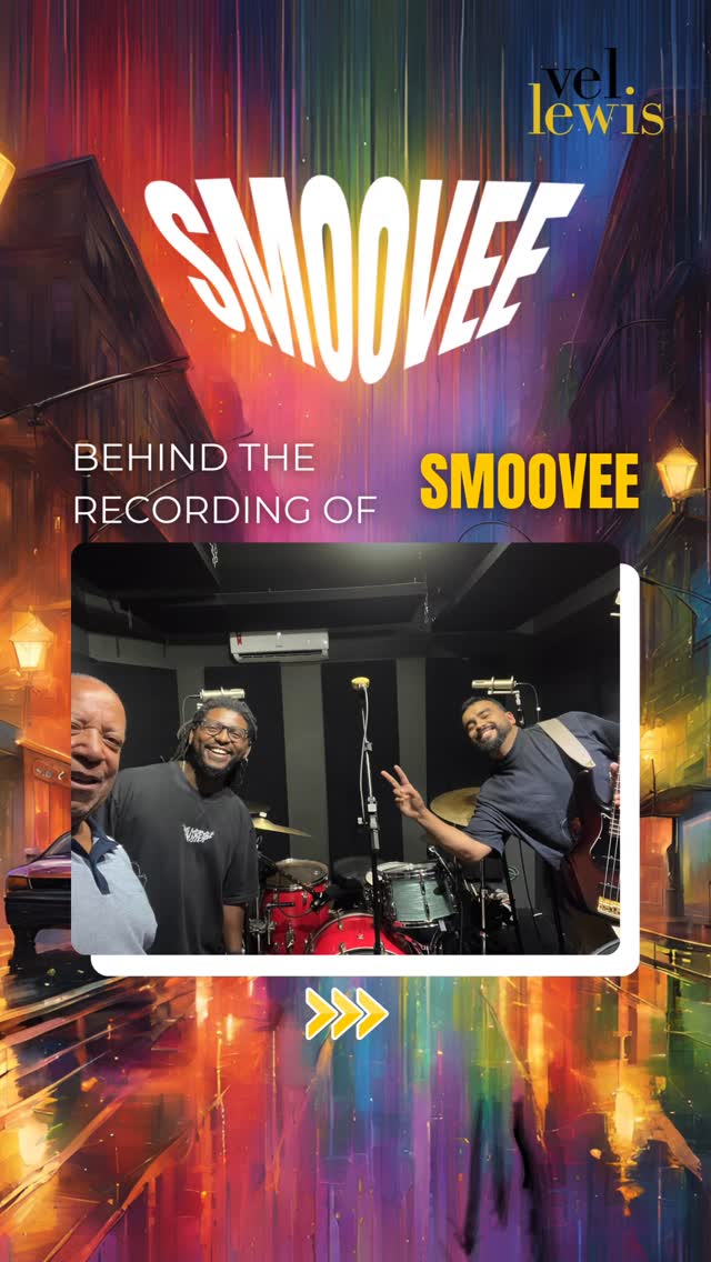 Behind the recording of Smoovee 🎧
Out May 22 on all digital platforms. Pre-save now.
Follow Vel Lewis Music for more!
#VelLewisMusic #Smoovee #jazz #hammondorgan #hamfam #organ #music #newsingle #presave #react #groove #smoothjazz #recording #bts #behindthescenes #behindtherecording #youtube #spotify #applemusic #amazonmusic