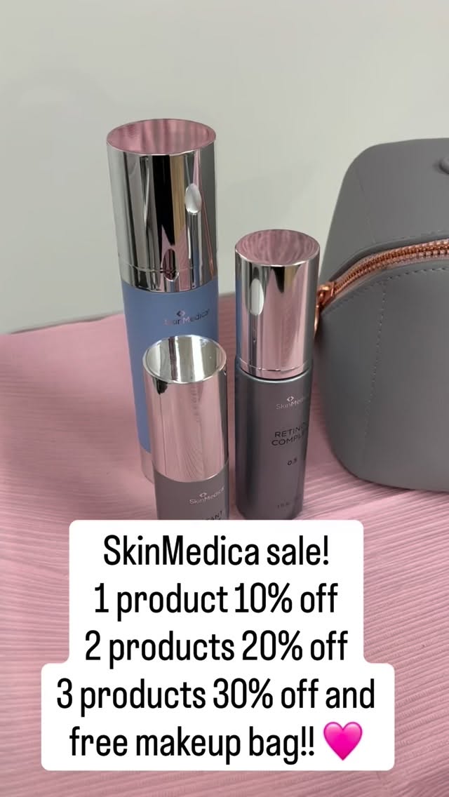 Your skincare favorites just got even better ✨
For a limited time, save on your favorite SkinMedica products:
🩷 1 product = 10% OFF
🩷 2 products = 20% OFF
🩷 3 products = 30% OFF + FREE makeup bag 🎁
Now’s the perfect time to stock up on your daily essentials or finally try the products your skin has been waiting for. Healthy, glowing skin starts with medical-grade skincare ✨
📍Beauty Queens Aesthetics & Wellness Medicine
1776 Princess Anne Rd
Virginia Beach, VA 23456
☎️ 757-876-9136
🌐 www.beautyqueensvb.com
.
.
#HealthySkin #757medspa #virginiabeachlocal #vbmoms #antiagingskincare