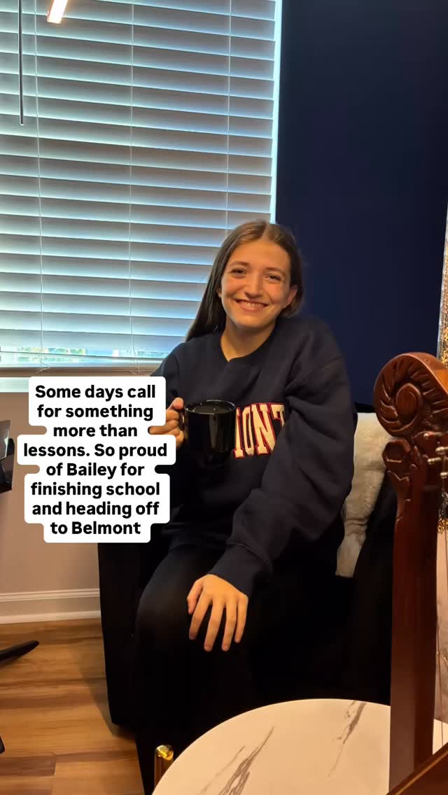 Woohoo! She finished HS and is now on to college. Belmont you’re getting one of the best!
#highschoolgrad #belmont #collegetheory #yeahthatgreenville #musicteacher