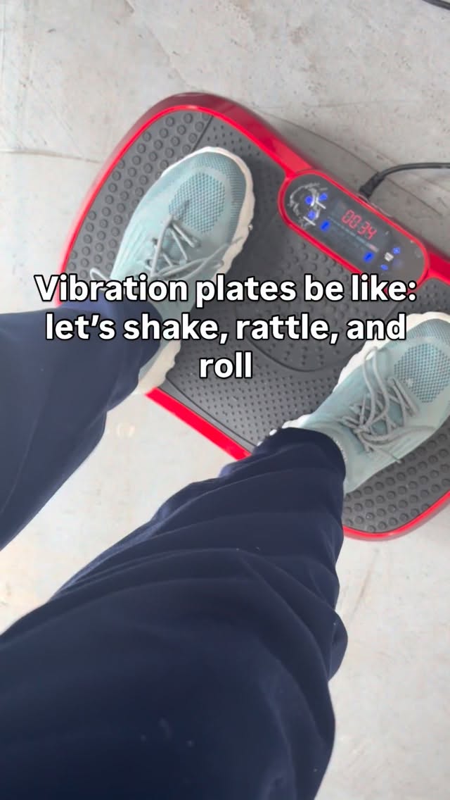 Letās shake, #massage, and #stretch! Vibration plate benefits: boost circulation, lymph flow, reduce joint strain, and muscle fatigue! #recovery #athletics #bodycare