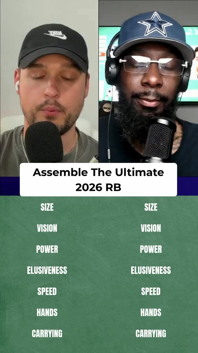 Build the perfect 2026 RB! Only use a guy once (or atleast try 😂)
#nfl #nflfootball #nfledits #explorepage #fyp