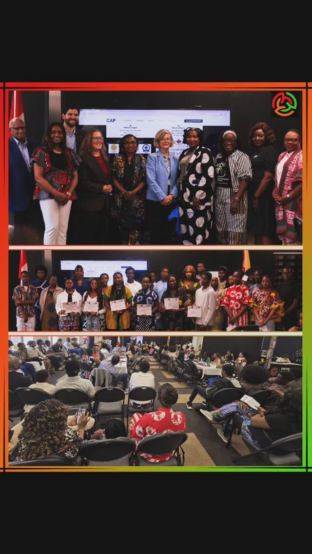 Last Saturday, over 110 attendees gathered in Saint John, NB for the inaugural Black History Event & Youth Essay Competition hosted by the Council of African Professionals in collaboration with United Colours of Fashion, Young Leaders Mentorship Program, PURE Gold Foundation, and PRUDE Inc.
From inspiring essay presentations to meaningful conversations during the panel segment, our young leaders reminded us that the future is bright.
We were honoured to welcome Mayor Donna Reardon, Hon. David Hickey, Dr. Ralph Thomas, MLA Kate Wilcott, and many community leaders who came out to support and encourage our youth.
Congratulations to all participants and winners for your outstanding performances and courageous voices. 🏆
A huge THANK YOU to our volunteers, judges, speakers, parents, guardians, sponsors, media team, and everyone who made this event possible. Your support created a truly unforgettable experience.
This is only the beginning.
Stay tuned for next year’s edition. It promises to be bigger, bolder, and even more impactful!
#ucofcanada #youthleadership #nextgenleaders #saintjohnnb #explore
Photos: @photosbymukhtar
Video: Oluwafisayo D. Ojodun