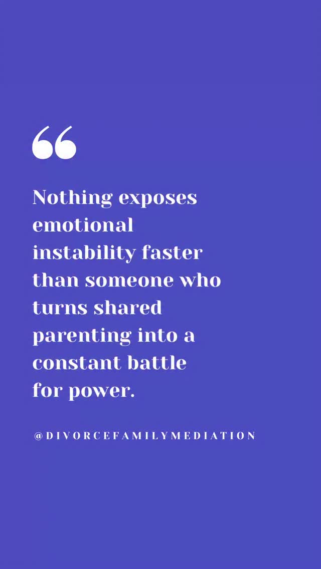 People who turn shared parenting into a constant battle for power are usually not fighting for the child.
They are fighting for control, validation, emotional leverage, and the need to feel psychologically dominant because unresolved trauma and emotional instability often reveal themselves through manipulation, conflict, and the inability to peacefully coexist.
#coercivecontrol #coparenting #highconflictcoparenting #manipulation #coparentingwithanarcissist