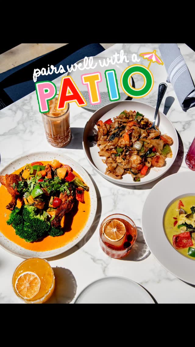 #Repost @yumthaimilton
Patio season has officially entered the chat ☀️ Grab a seat, order a few favorites, and settle into spring at Yum Thai.