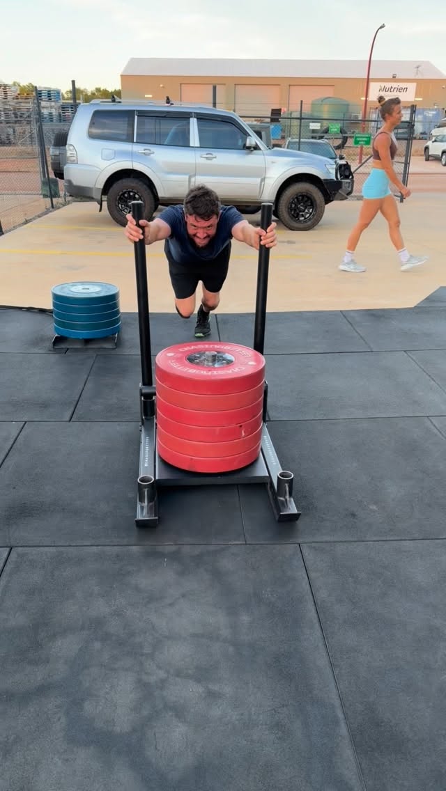 You know it's dry season (almost) when the sleds come out.