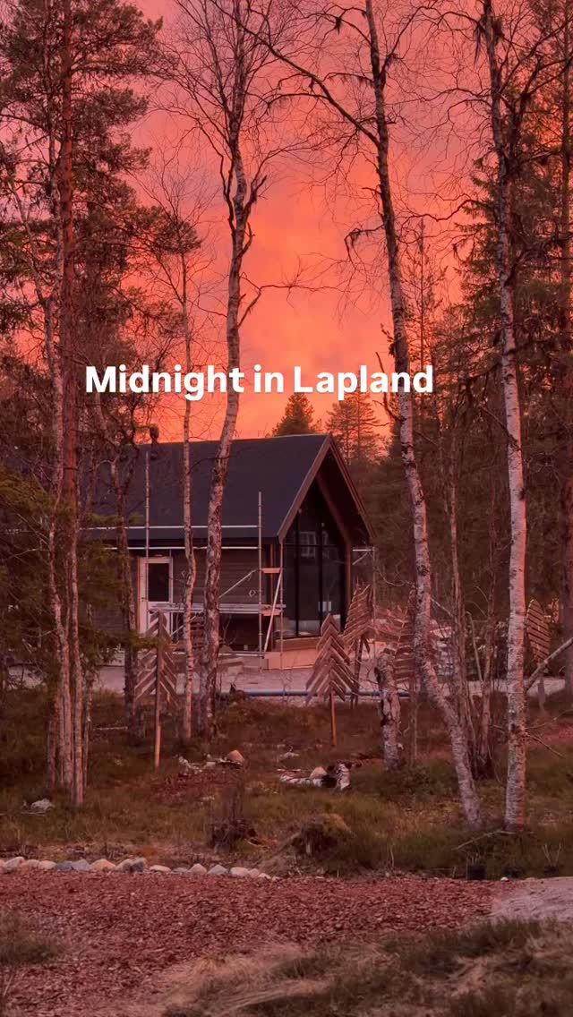 Time 24:00 (yes, that’s right)
Location - our new cabin view
Sky - insane!!! Such incredible colours!
Noise - amazing birds singing (yes! at midnight!)
Lapland we love You🤍
#laplandfinland #midnightsun #visitfinland