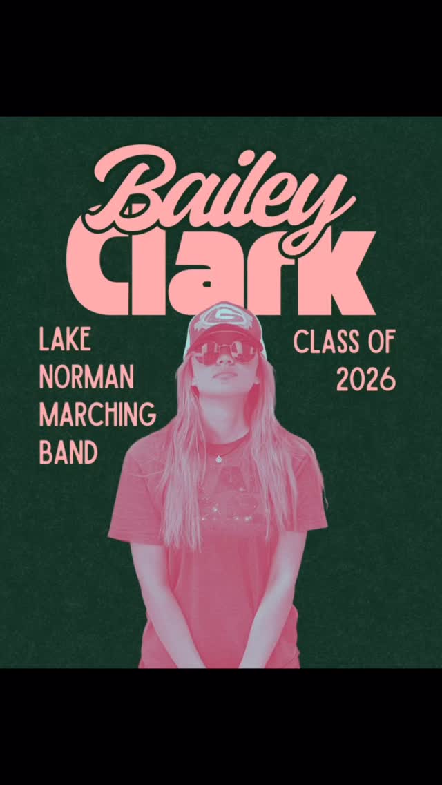 Bailey Clark is one of our amazing Wildcat Marching Band Seniors, Class of 2026! 💙 Our Seniors dedication, talent, and teamwork have left a lasting legacy at Lake Norman High School. We can’t wait to see the incredible paths you’ll take ahead! 🐾
