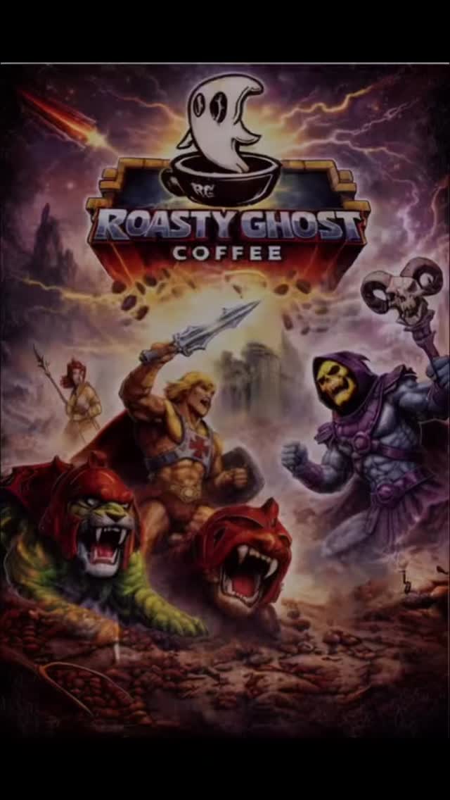 BY THE POWER OF THE COFFEE BEAN! Buy local, not global. Shop roastyghostcoffee.com for all coffee goods today! #coffee #localroastery #localroaster #denvercoffee