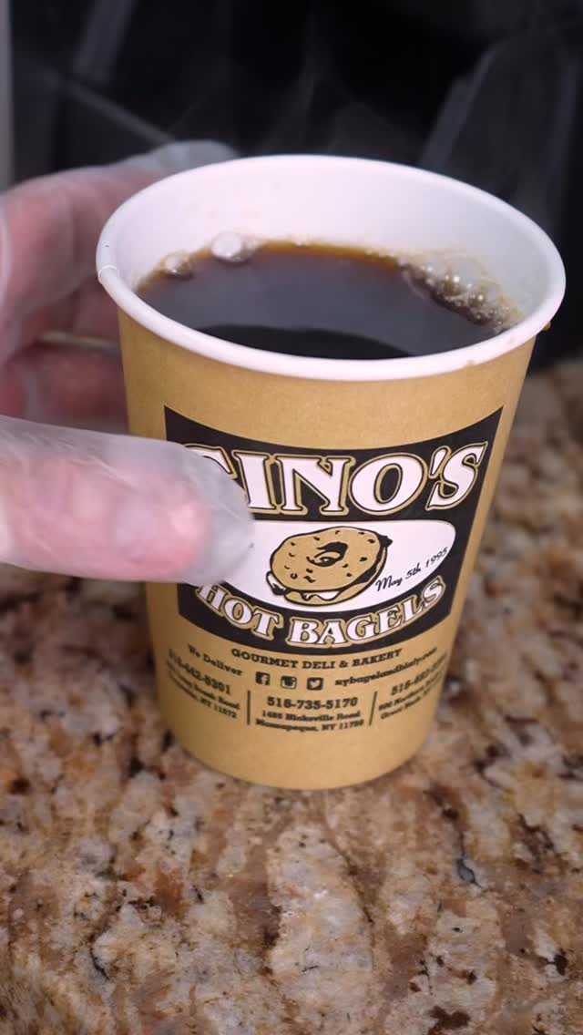 Send this to the person whose name starts with an S ☕️👀They owe you a coffee. #CinosHotBagels
#coffee #deli #longisland #oceansideny
