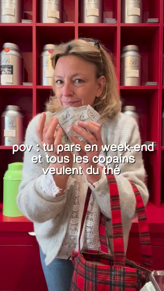 Toi aussi tu penses à faire plaisir à tout le monde quand tu pars en week-end ? 🫖✈️🫖