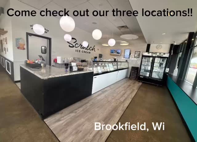 Come check out our 3 locations!! #icecream #brookfield #wisconsin #smallbuisness #foryou