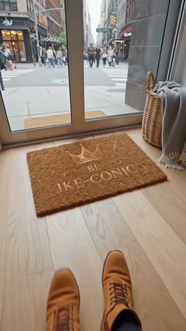 Legacy starts at the door. ✨ The Be Ike-Conic Crown Marble Coir Doormat blends marble-inspired style with durable coir fiber and a sturdy vinyl backing — designed for covered outdoor entryways. 24” × 16” • Grade A coir • Premium finish Link in Bio #EntrywayGoals #HomeStyle #CoirDoormat #NewArrival