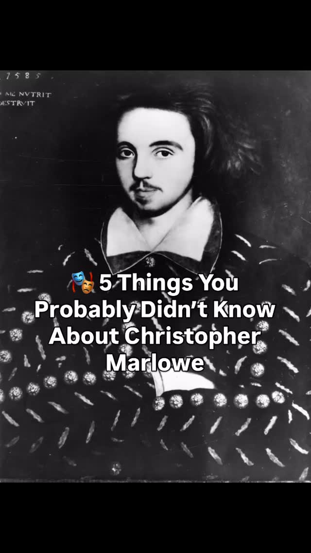 5 Things You Probably Didn’t Know About Christopher Marlowe
🎭 Before Shakespeare stole the show, this rebel ruled the stage.
1. He was Shakespeare’s biggest rival before Shakespeare became famous.
Before the world knew William Shakespeare, Marlowe was already dominating the London stage with bold, dramatic plays.
2. Rumor has it he was a spy for Queen Elizabeth’s secret service. Historians believe Marlowe secretly worked for Queen Elizabeth I’s government while studying at Cambridge. His life was filled with mystery, politics, and danger.
3. He revolutionized English theater. Marlowe helped popularize powerful blank verse in drama, changing how plays sounded forever and influencing Shakespeare himself.
4. His characters were larger than life.
From ambitious rulers to scholars who sold their souls, Marlowe’s protagonists pushed the limits of power, knowledge, and ambition.
5. He died at only 29 years old.
His sudden death in a tavern fight is still debated today, with theories ranging from political assassination to espionage conspiracies.
Listen to our podcast episode and meet the man who walked so Shakespeare could run 😊
Link in bio.
#TheaterHistory
#PerformingArts
#Renaissance
#Drama
#shakespeare