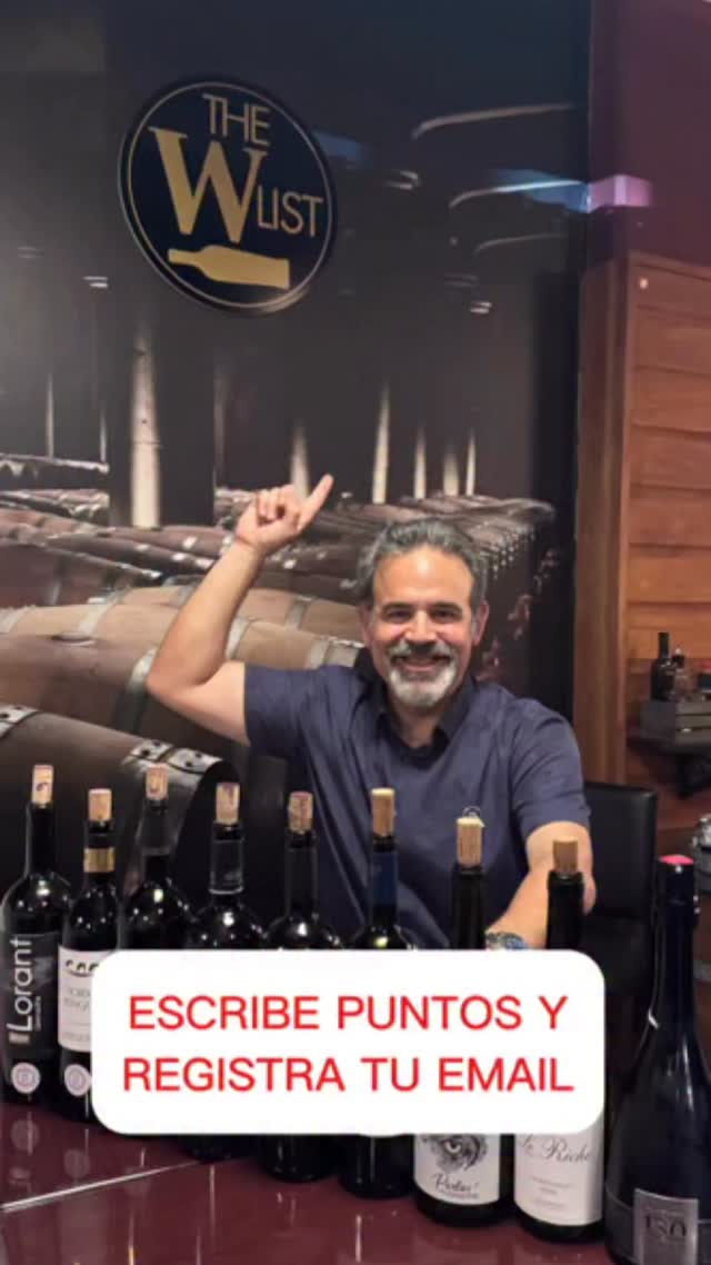 👇🏻Escribe PUNTOS y compra los vinos del #weekend🫡
Y no dejes de registrar tu email con nosotros para el #newsletter mensual con #recomendaciones de #vinos que consigues en #puertorico.