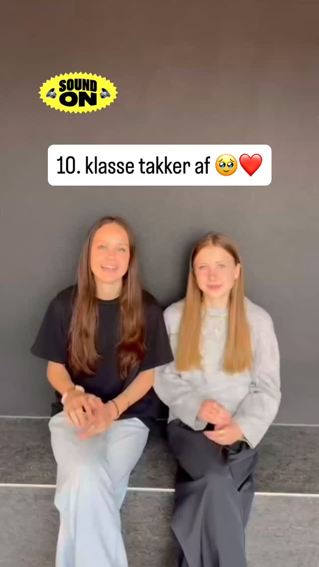 10. KLASSE TAKKER AF med denne dejlige video, hvor de på fineste vis siger tak til både elever, lærere og skole 🥹❤️
Husk lyd 🔊
Rigtig god læseferie, 10. klasse 📚 Vi venter med at sige ‘rigtigt farvel’ og glæder os over at have jer lidt endnu - vi ses jo til eksamenerne lige om lidt 😃
#10klasse #Afslutning #Tak #HerningFriskole #EtGodtStedAtLæreVæreOgVokse