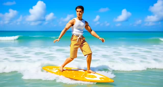 Surf Day activated.
He grabbed his tiny board, caught one (very dramatic) wave,
and now he thinks he's the CEO of Summer.
Honestly… I support his career.
Shop this surf day fashion and accessories at www.gtGdollwear.com
#gtgdollwear #integritytoys #integritytoyscollector #dollblogger #dollcollect