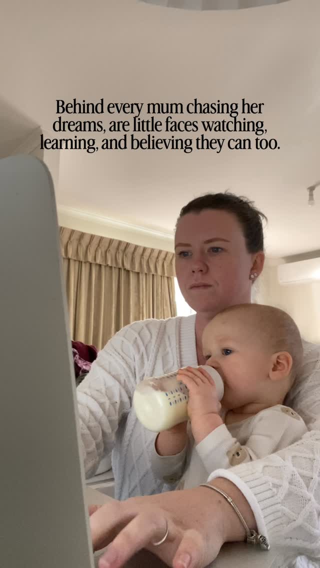 Behind every mum building a business, chasing her goals, and showing up every day… are little faces watching it all.