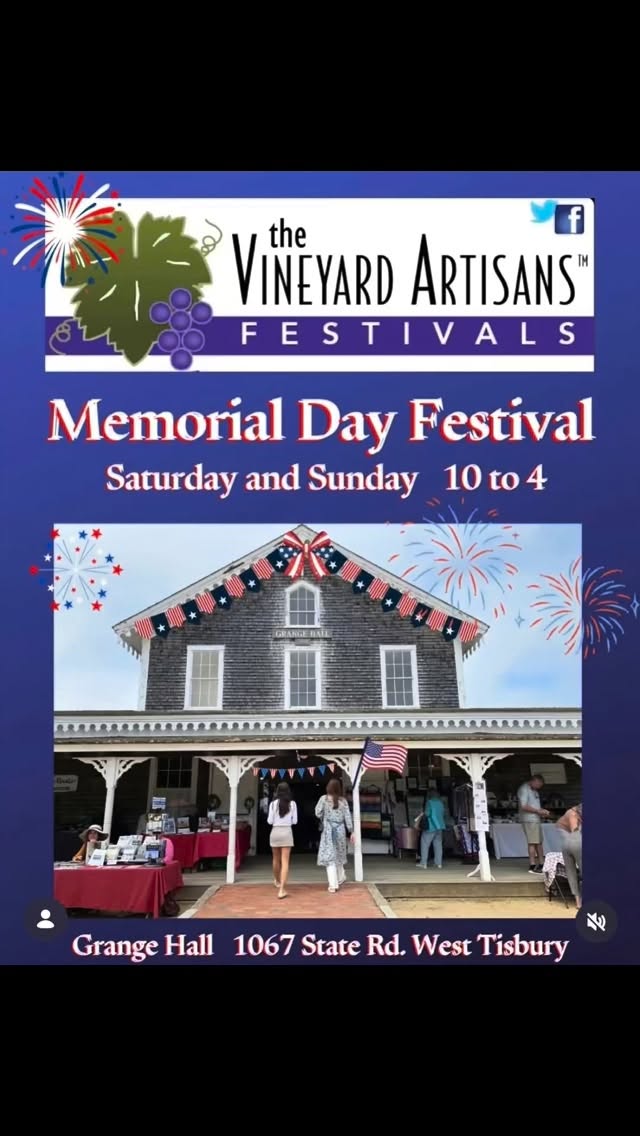 It’s show time! Vineyard Artisans opening the season Memorial Day Weekend! 🌿
What a way to kick off the Vineyard summer season! I can’t wait to see many of you again! The Hypatia Book Arts booth will be filled with so much new work as well as your classic favorites!