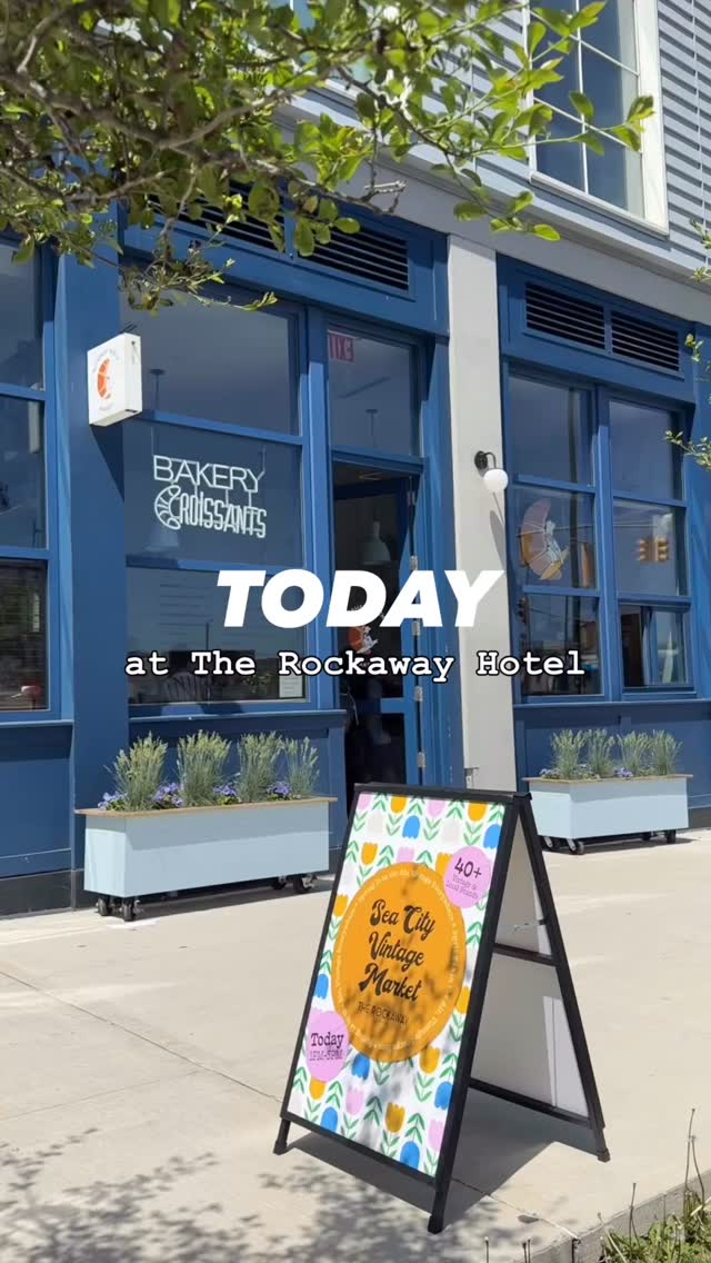 One day only 👏 Come shop @seacityvintagemarket at @therockawayhotel until 5PM!