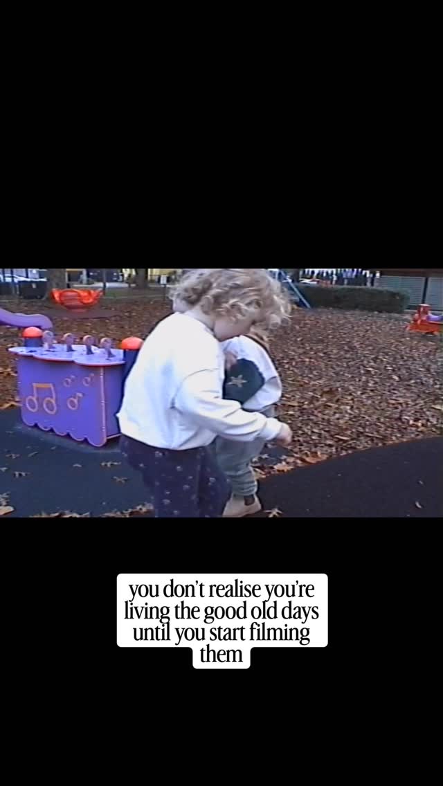 Lately I’ve been feeling this pull to document life differently.
Less polished. Less perfect. More real.
The shaky footage, the blown out skies, the playground laughs, the moments that don’t seem important until suddenly they are.
Maybe that’s why old home videos hit so hard. They didn’t capture perfection, they captured life as it actually felt. 📼
