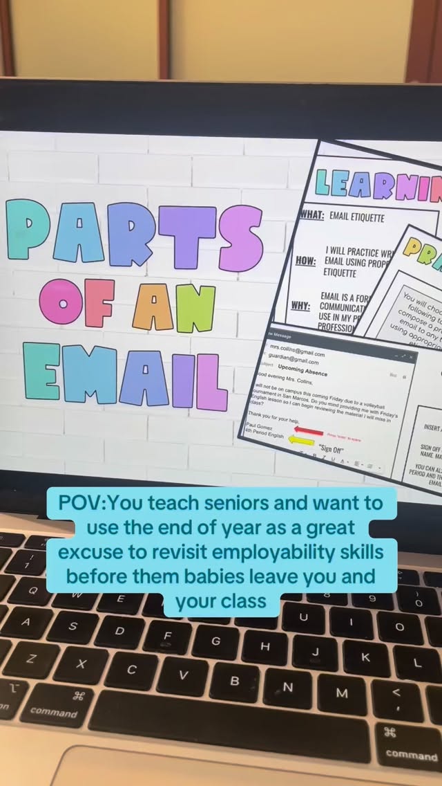 Either their professor will thank you or their next employer will thank you 🤪
Comment “EMAIL” to get the activity for $4.99 OR...
Have the rest of your year covered AND the beginning of next year planned out when you comment “CLOSET” and join the #1 lesson library for busy FCS teachers for JUST $15/mo.
That’s instant access to 70+ Family & Consumer Science lessons, projects, and activities PLUS a whole entire LONG list of everything in creating this summer.
Did I mention that you also get to submit a request inside the library and tell me what you need me to make?
If you’re ready to make some magic within the walls of your FCS classroom, I’ll meet you inside ✨
#fcsteacher #SayYestoFCS #FamilyAndConsumerSciences #facsteacher