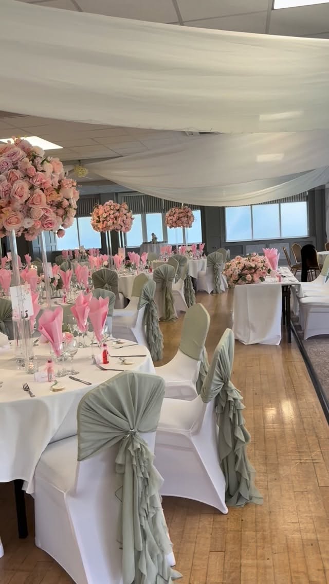 A beautiful day at Buile Hill Park for Macaulay and Emma as they celebrated their wedding in style. After tying the knot at the mansion across the way, the couple enjoyed their wedding breakfast and evening reception in the Park Hall. ✨
Today’s décor featured Chair Cover’s elegant sage green ruffles alongside our stunning Zuri floral range, creating a soft and romantic atmosphere throughout the venue. A beautiful backdrop framed the top table perfectly, while the selfie pod was a huge hit with guests all evening. 📸
Later in the night, the celebrations continued with a packed dancefloor and a delicious chocolate fountain — the perfect ending to a fantastic day celebrating the new Mr & Mrs. 🤍
Cake by @angelasyummycakes
#WeddingDay #JustMarried #WeddingInspo #WeddingDecor #LuxuryWedding SageGreenWedding WeddingReception WeddingStyling FloralDecor WeddingBackdrop SelfiePod ChocolateFountain DancefloorVibes ManchesterWedding SalfordWedding NorthWestWeddings BrideAndGroom WeddingGoals EventStyling WeddingVenue UKWedding WeddingTrends MrAndMrs HappilyEverAfter WeddingFlowers