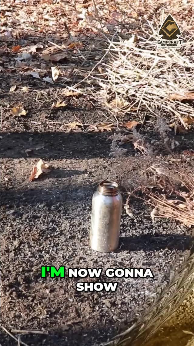 Boil water fast! A flat bottle, dry tinder, and a fire starter. Survival skills in minutes. #SurvivalSkills #Bushcraft #FireStarting #OutdoorGear #WaterPurification #Prepping #GetOutside #ReelsTips