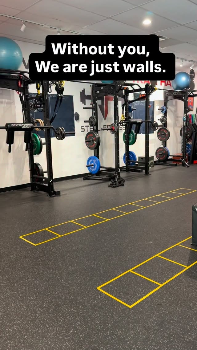 “Without YOU… we’re just walls.”
Seriously. ❤️
The weights, the turf, the sleds, the music… none of it matters without the people who walk through our doors every day.
At Steel Fitness, this isn’t just a gym.
It’s a community of adults 40+ in Ridgefield showing up for themselves again.
People who want to:
✅ Feel stronger getting out of bed
✅ Keep up with their kids & grandkids
✅ Build confidence again
✅ Train around injuries, aches, and busy schedules
✅ Be surrounded by people who actually WANT them to win
No egos.
No “fitness influencer” nonsense.
Just real people putting in real work together. 💪
That’s why our 6-Week Momentum Program exists.
To help you build strength, energy, accountability, and momentum — without feeling lost walking into a gym.
Small group coaching.
Beginner-friendly.
Science-backed.
Supportive as hell.
And honestly?
The best part of Steel Fitness has never been the equipment…
It’s the people standing next to you.
If you’ve been waiting for a sign to finally start… this is it.
📍 Ridgefield
📩 DM “MOMENTUM” to learn more about our 6-Week Momentum Program before the next spots fill up.
#RidgefieldCT #Ridgefield #CTFitness #ConnecticutFitness #StrengthTraining Over40Fitness FunctionalStrength SmallGroupTraining SteelFitnessCT MomentumProgram FitnessCommunity RidgefieldMoms RidgefieldDads FitOver40 CommunityFirst GymFamily
