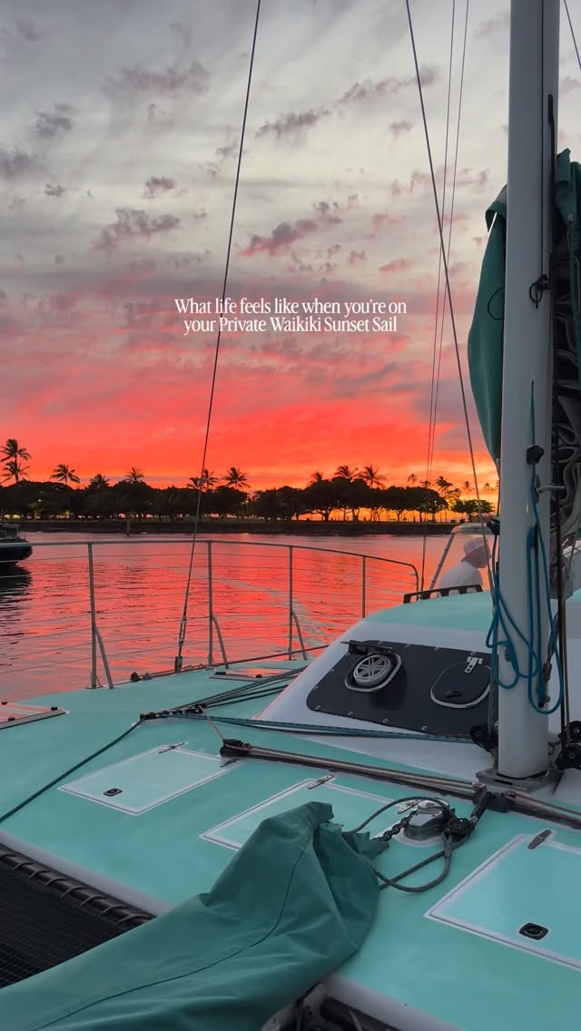 POV: you found the kind of Oʻahu evening you wish you could bottle up🌅✨
Warm ocean breeze, golden skies over Waikiki, your favorite people, and nowhere else to be. This is what a Private Waikiki Sunset Sail feels like 🤍
If a Hawaii vacation is on your calendar or you’re kamaʻāina overdue for an ocean evening, this is your sign.🌅
Private Waikiki Sunset Sails aboard our catamaran, Hawaiian Style, in Honolulu, Hawaii
#oahusunset #waikikisunsetcruise #honolulusunset #hawaiiprivatetours #sunsetlovers