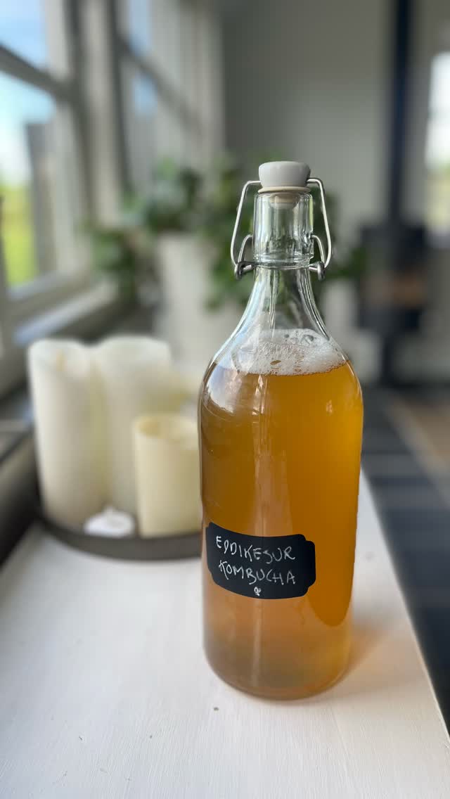 Jeg tænkte først, jeg havde lavet en fejl og ødelagt min kombucha batch .
Men i virkeligheden, havde jeg bare skabt noget andet. 💚
En kvædekombucha, der fik lov at stå lidt for længe, blev ikke til en fejl — men til den skønneste eddikeerstatning med masser af smag og liv.
Jeg øver mig i at være mere nysgerrig end perfekt.
For måske er det netop dér, mulighederne opstår.
Når jeg slipper idéen om, at alting skal være ‘Hedda 100%’ hele tiden.
Ud med perfektion.
Ind med eksperimenter, læring og små uventede gaver fra køkkenet.
#kombucha #fermentering #madsommedicin #antiinflammatorisk #funktionelmedicin