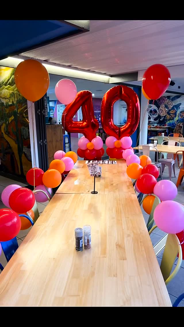 We Decorate. You Celebrate
@mikaairlie
Happy 40th Birthday
Table Set up
#theballoonemporium #airliebeach #birthday #balloon #40thbirthday