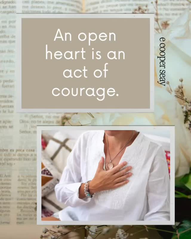 Sometimes strength looks like openness.
Like telling the truth.
Like caring deeply.
Like allowing yourself to be supported.
The heart was never meant to stay guarded all the time.
There is courage in staying open.
www.ecooperseay.com
706-688-YOGA (9642)
antahsara@gmail.com