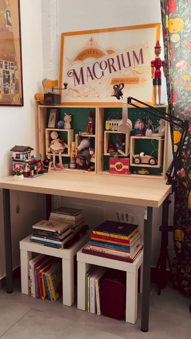 Entra con me DIETRO LE QUINTE del mio piccolo angolo di Bottega 😉 e fai un giretto, se ti va, su www.magorium.store
A scoprire quello che scelgo per i tuoi bambini
-
#magoriumgiocattoli #giocattoli #negoziodigiocattoli #giocareèunacosaseria #giocareinsieme