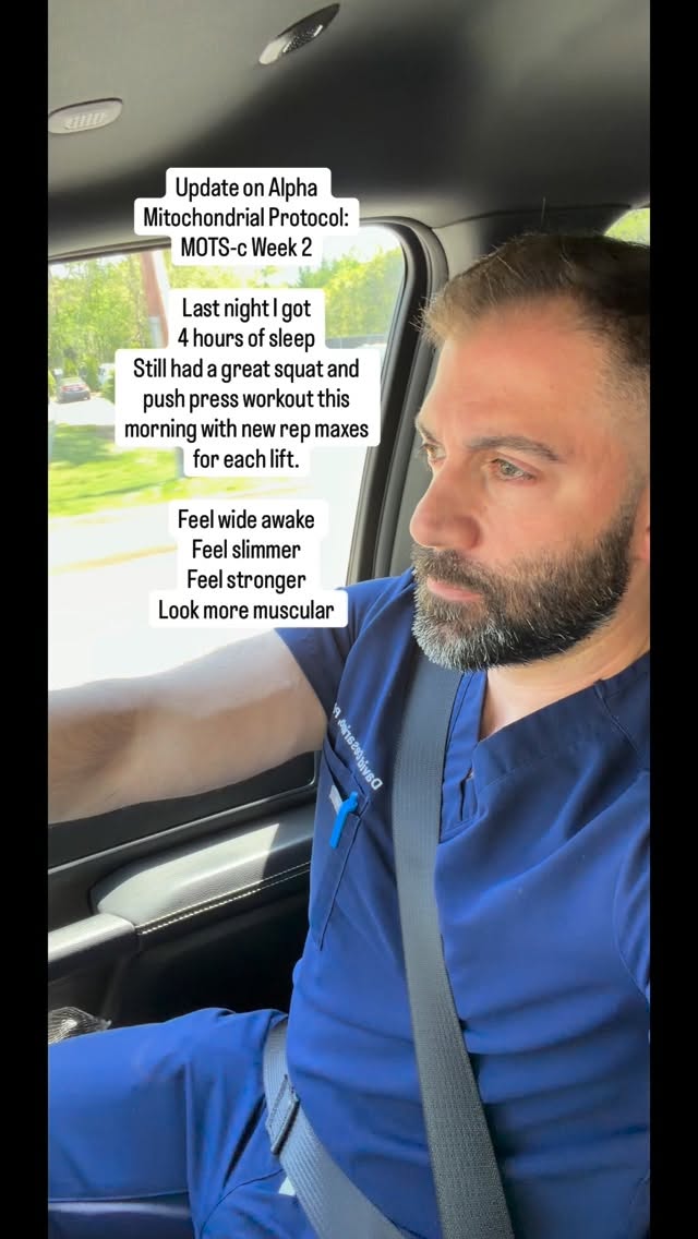 Our mitochondrial protocol looks like it’s going to be a fitness standard.
Schedule a consult to talk about it!
#cellularhealth #energy #strength #bodycomposition #mitochondria