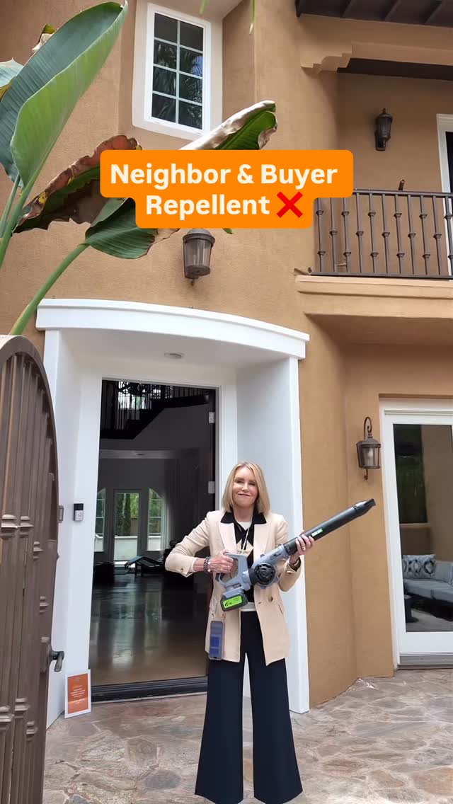 ✨ Realtors have lockboxes… apparently I have a leaf blower now 😂🍃
You know those open house guests that walk in immediately criticizing the house out loud? Or the snarky neighbors giving unsolicited commentary? Yeah… this little guy handles all of that real quick 💨
And while we’re at it…
Please don’t bring your dogs, parrots, lizards, or entire petting zoo to the open house hahaha.
Honestly after this week, the leaf blower might officially be my favorite open house tool.
Bad vibes? Blown away.
Negative comments? Gone.
Backup battery? Fully charged 💀
Audra Lambert | Realtor®
DRE 01909872
📞 (949) 697-2232
📧 audra@lambertgrouphomes.com
Realty One Group West
DRE: 02172339, 02226265, 01700814, 02198691, 02206550
#realtorhumor #openhouse #realestateagent #ocrealtor #orangecountyrealestate