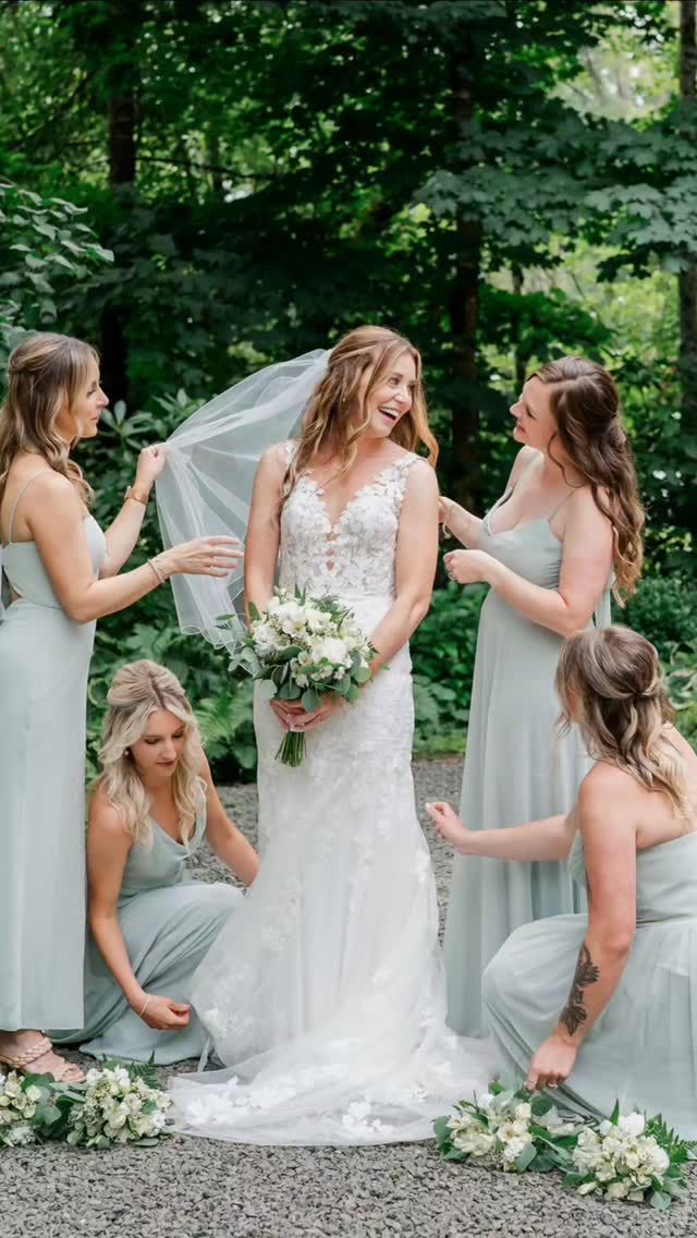 2026 brides, do this for a calm, stress‑free wedding morning.
Your wedding morning sets the tone for your whole day. Use these simple habits + pro tips to keep things peaceful, organized, and full of joy.
✨ Prep your details
Gather your rings, shoes, invitations, perfume, and accessories in one box so your photographer can start right away.
✨ Steam dresses early
Steam your gown + bridesmaids’ dresses the night before or before hair and makeup. Steam creates humidity, which can ruin curls and makeup.
✨ Add buffer time
Hair + makeup frequently runs behind. Build in extra time so you never feel rushed.
✨ Delegate the cleanup
Ask one bridesmaid to keep the room tidy. A clean space = calm energy + beautiful photos.
✨ Keep dress hooks handy
A crochet hook or bobby pin makes buttoning your gown so much easier.
✨ Stay hydrated + nourished
Eat something light and drink water. You’ll feel better in photos and throughout the day.
✨ Create a calm playlist
Soft music keeps the room peaceful and helps everyone stay grounded.
✨ Protect your peace
Limit who’s in the room. Too many people = too much energy.
✨ Be present
Take a breath. Look around. This is the start of your forever.