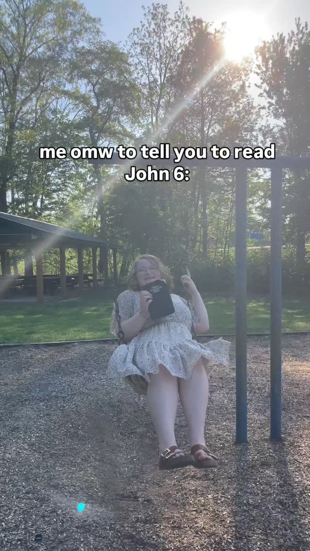 The Gospel of John, chapter 6, contains the Bread of Life discourse. These verses, along with an understanding of the Old Testament, and Jesus' words and actions throughout the rest of the Gospels, lay the foundation for the Eucharistic Theology that the Catholic Church believes in.
As Catholics, we worship the Eucharist- because Christ Himself IS the Eucharist- fully present in Body and Blood, Soul, and Divinity.
John 6 makes it so clear. Jesus says over and over again that:
"I am the bread of life"
"I am the bread that came down from heaven"
"I am the living bread that came down from heaven. Whoever eats this bread will live forever. This bread is my flesh, which I will give for the life of the world"
"Very truly I tell you, unless you eat the flesh of the Son of Man and drink his blood, you have no life in you."
"Whoever eats my flesh and drinks my blood has eternal life, and I will raise them up at the last day."
"For my flesh is real food and my blood is real drink. Whoever eats my flesh and drinks my blood remains in me, and I in them."
"Just as the living Father sent me and I live because of the Father, so the one who feeds on me will live because of me."
"This is the bread that came down from heaven. Your ancestors ate manna and died, but whoever feeds on this bread will live forever.”
And Jesus KNOWS that this is hard to believe. We read later in the chapter that the disciples said amongst themselves: "This is a hard teaching. Who can accept it?”
and Jesus does not back down. He becomes even more firm in His teaching that HE is the Bread of Life, even to the point of allowing His own disciples to walk away from Him.
He does not go after them and say "Wait! No! This was a metaphor! "
He lets them go- because He loves us too much to lie to us.
He loves us SO much that He left us His Body and Blood, Soul and Divinity in the most Holy Eucharist, the institution of which you can read about in Matthew 26:26-28, Mark 14:22-24, Luke 22:19-20, and 1 Corinthians 11:23-26.
So please - whether you're Catholic or not- stop scrolling and go read John 6.
Jesus is waiting for you in the Eucharist- and He loves you so, so much.
#christian