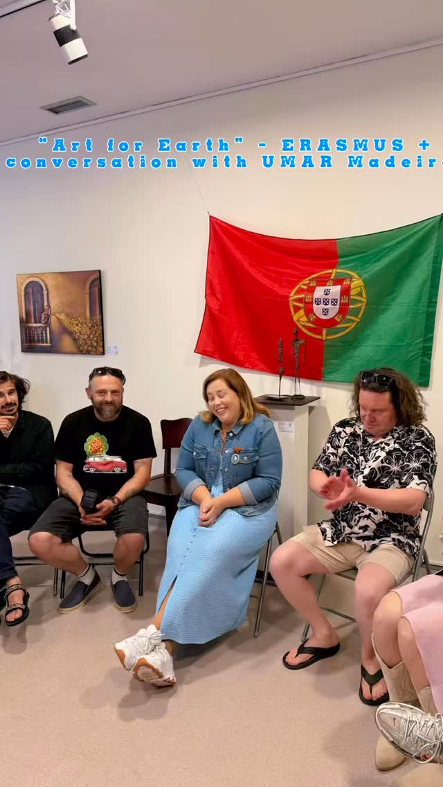 A conversation about sustainability cannot exist without conversations about equality, feminism, women’s rights, and social inclusion. 🌍
We are sincerely proud that Joana Martins @joanamvmartins from UMAR Madeira @umar_madeira joined our discussions during the Erasmus+ project Art for Earth, helping us reflect on sustainability not only as an environmental issue, but also as a social and human one.
Because caring for the future also means caring about people. ♀️✨#artemassociation #erasmusmadeira #arthubmadeira