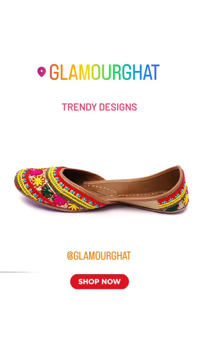 Trendy Design. Comfortable Footwear.
Only at Glamour Ghat
.
Visit us at:
Rcube Monad Mall, Sector 43, Noida
Or
Spectrum Metro Mall, Sector 75, Noida
www.glamourghat.com
#noidashopping #glamourghat #juttilove #punjabijutti #indianfashion