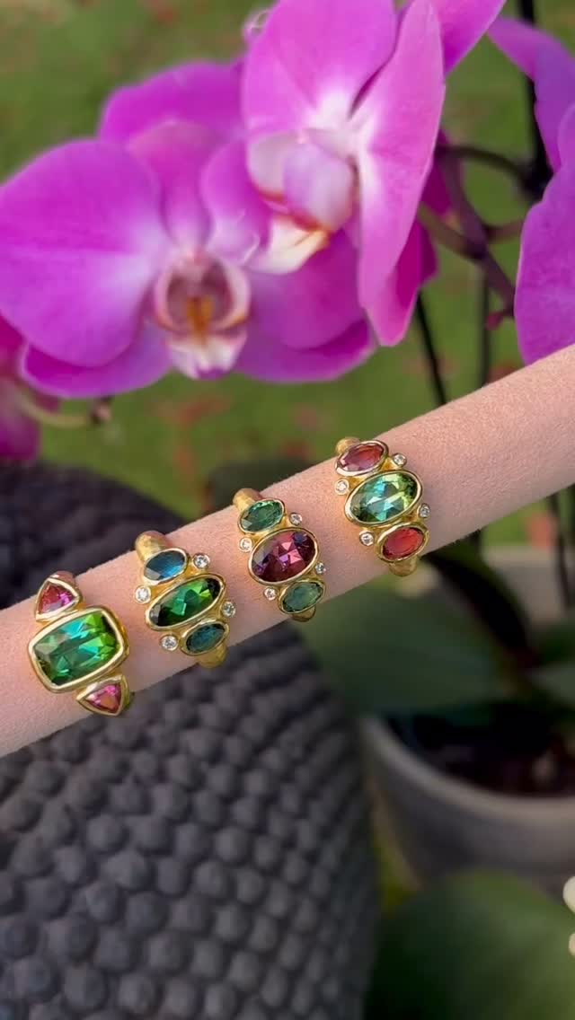 Rare tourmalines set in luminous yellow gold- a celebration of colors ✨ Each stone tells its own story.
#finejewellery #jewelry #goldjewellery #tourmaline #luxuryjewelry