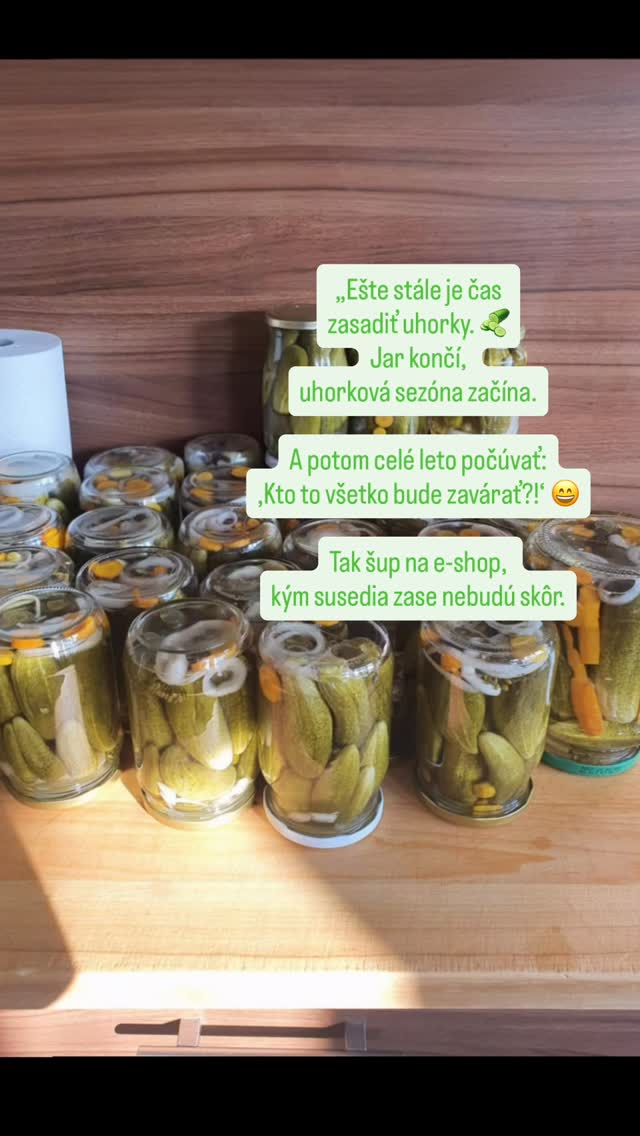 „Ešte stále je čas zasadiť uhorky. 🥒
Jar končí, uhorková sezóna začína.
A potom celé leto počúvať:
‚Kto to všetko bude zavárať?!‘ 😄
Tak šup na e-shop, kým susedia zase nebudú skôr. www.zelseed.sk
#zelseed #eshop #uhorky #pestovanie #zahrada