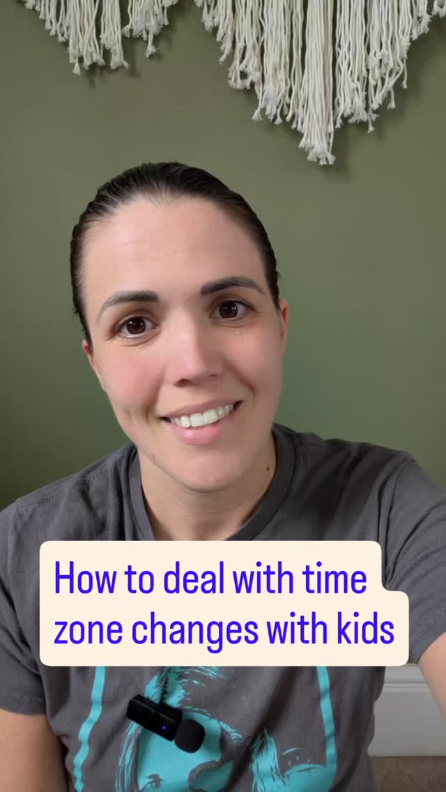 Traveling across multiple time zones? Start shifting bedtime 3-4 days before you go. Shift 15-30 minutes each day. Use natural light to help reset their circadian rhythm. Commit to the new schedule immediately upon arrival. By day 2-3 they've adjusted. Comment below if you have more questions about time zones and sleep
#timezone #jetlagged #sleepcoach #mumlife #sleepmatters