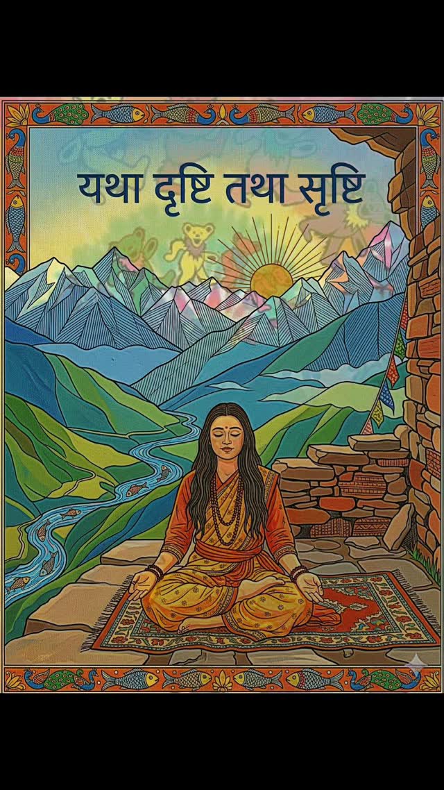 यथा दृष्टि तथा सृष्टि — As is your vision, so is your creation. ✨
Have you ever paused to realize that the world you see isn't actually the ultimate truth? It is simply a reflection of your own internal landscape.
Every experience we have passes through a series of invisible filters—our past conditioning, deeply rooted beliefs, fleeting emotions, and constant thoughts. We rarely see things as they are; we see them as we are.
If your internal mirror is clouded by fear, judgment, or anxiety, the reality you manifest around you will reflect that exact distortion. How you choose to perceive your reality is precisely what forms your world. 🌍
The Power of Stillness 🧘♀️
This is where mindfulness and absolute stillness become our greatest tools. When we consciously bring the mind to a state of equilibrium, the noise fades. We begin to quiet the senses so they no longer delude our awareness.
In that sacred pause, the filters dissolve, the mirror clears, and you finally connect with the ultimate truth. Shift your internal vision, and watch your entire universe transform. 👁️✨
How are you consciously clearing your filters today? Let’s connect in the comments. 👇